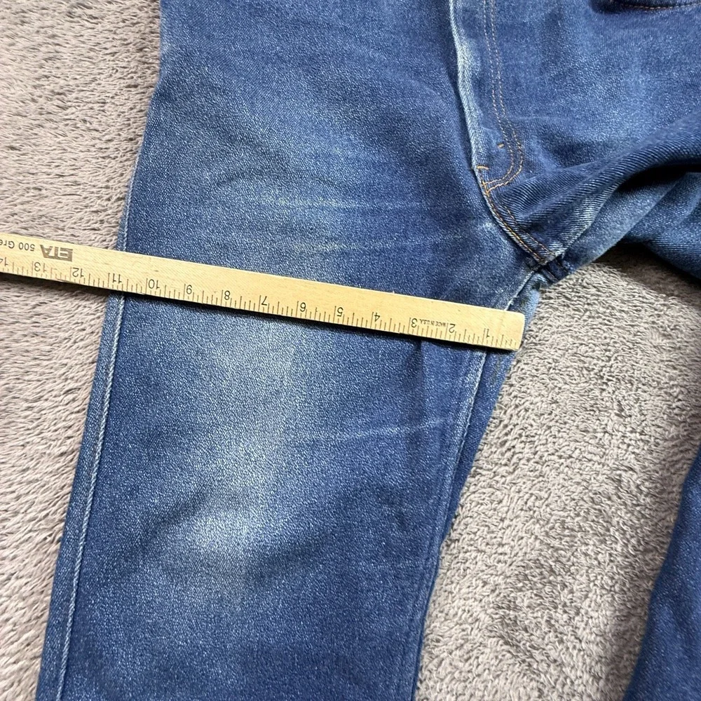 Vintage 80's Levis Levi's Orange Tab 505 Straight Leg USA Denim Jeans 33x28.75